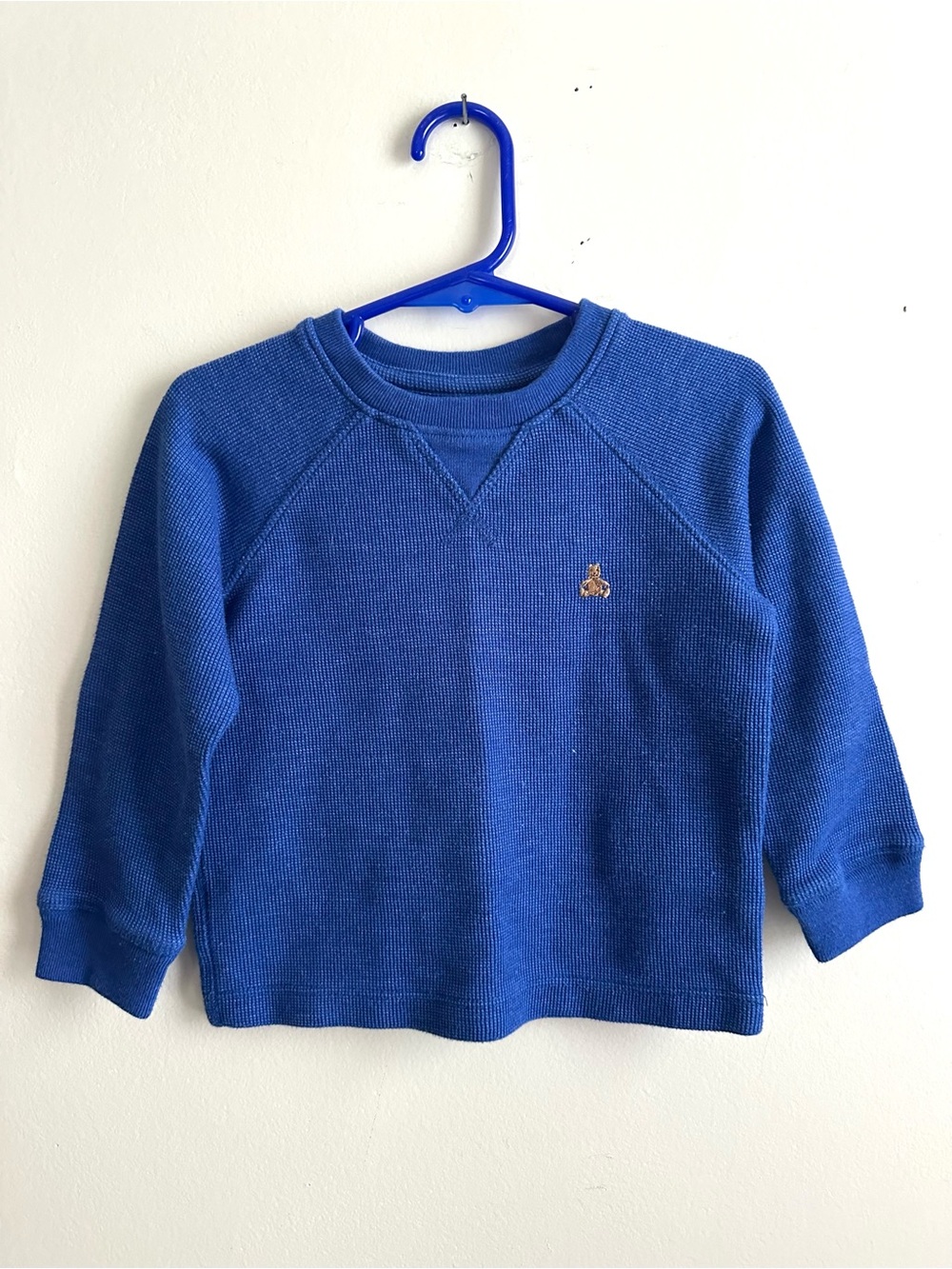 Baby GAP • Textured Crewneck in Royal‎ Gem Blue